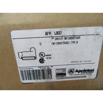 Appleton LB37 LB Style Conduit Body (Pack of 5)
