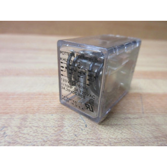 Potter & Brumfield KHU-17A12-120V AC Relay KHU-17A12-120VAC - Used