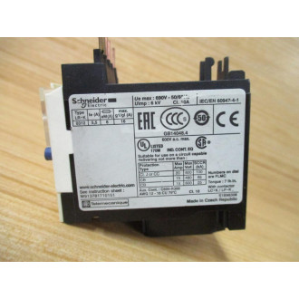 Telemecanique LR2K-0312 Schneider  Thermal Overload Relay 023056 - New No Box