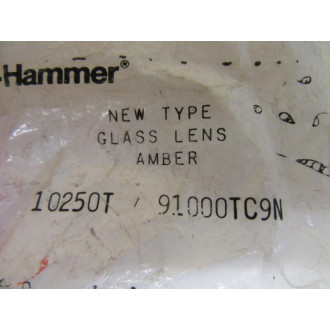 Cutler Hammer 10250T91000TC9N Eaton Push Button Lens Amber Glass Lens