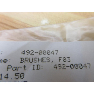 Bodine 492-00047 Brush Set F83 - New No Box