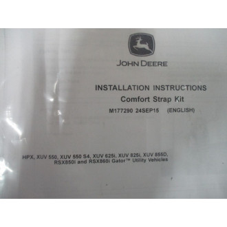 John Deere M177290 Comfort Strap Kit