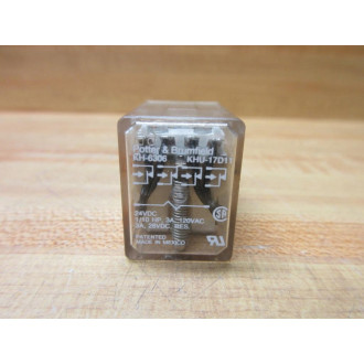 Potter & Brumfield KH-6306-24V DC Relay KHU-17D11-24VDC - Used