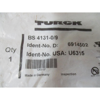 Turck BS 4131-09 Connector U6315