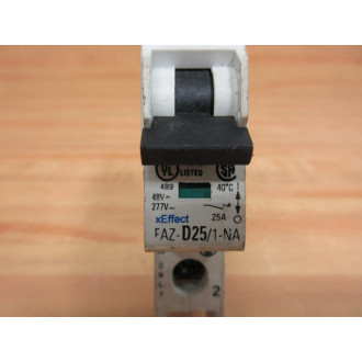 Eaton FAZ-D251-NA-SP Circuit Breaker 1P 25A FAZD251NASP - Used