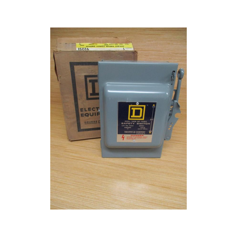 Square D 92251 Safety Switch Series 1