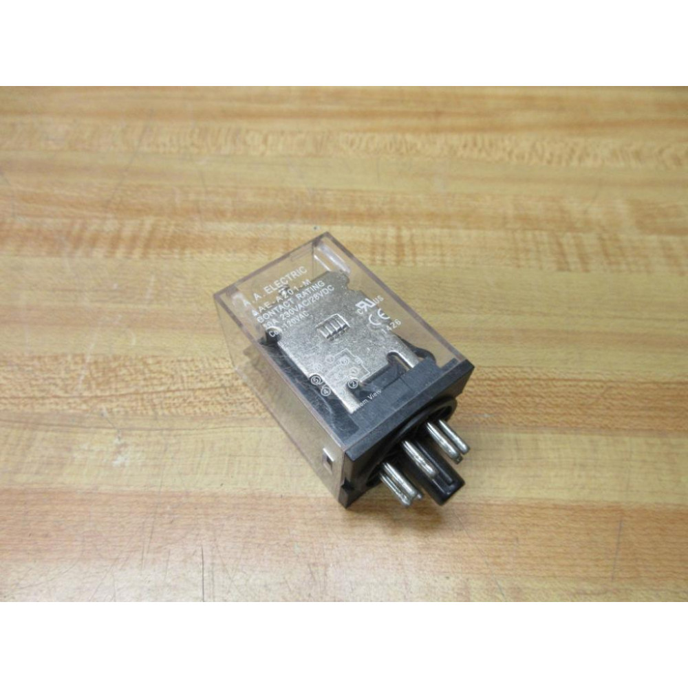 AA Electric AAE-A201-M-120V AC Relay AAE-A201-M-120VAC - Used