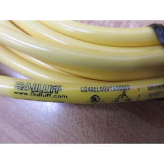 Balluff C04 AEL-00-VY-050M-8 Single Ended Cordset C04AEL00VY050M8