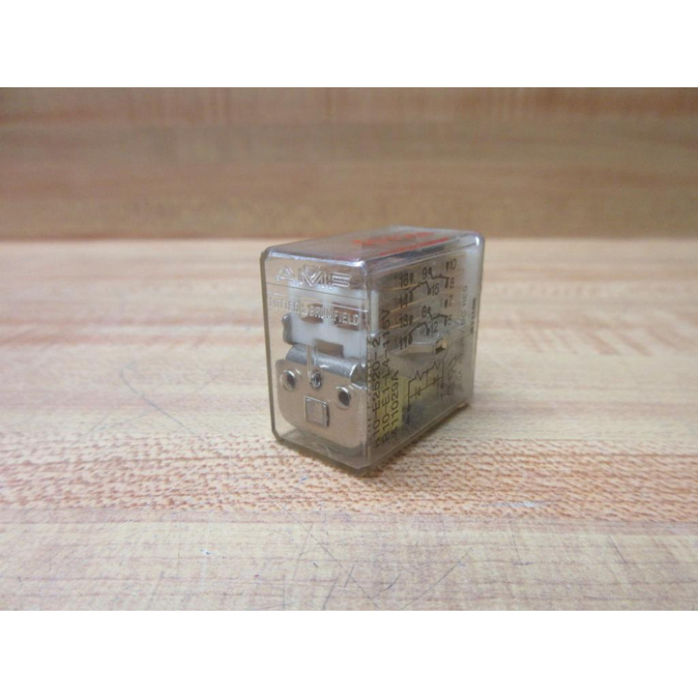 Potter & Brumfield R10-E2520-2-115V AC Relay R10-E2520-2-115VAC - Used