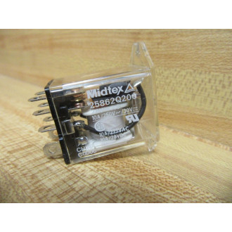 Midtex 25862Q200-24V AC Relay 25862Q200-24VAC - New No Box