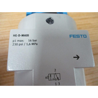 Festo HE-D-MAXI OnOff Valve HEDMAXI - Used