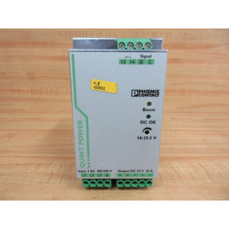 Phoenix Contact QUINT-PS3AC24DC20 Power Supply QUINTPS3AC24DC20 - Used