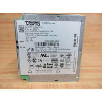 Phoenix Contact QUINT-PS3AC24DC20 Power Supply QUINTPS3AC24DC20 - Used