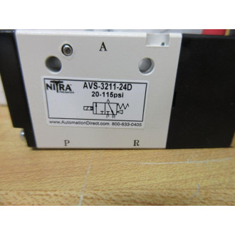 Nitra Pneumatics AVS-3211-24D Solenoid Valve AVS321124D