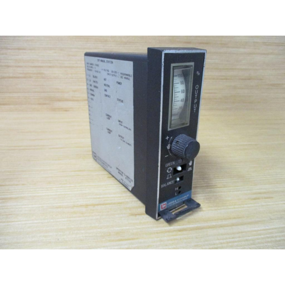Leeds & Northrup 074825 CAT Manual Station - Used