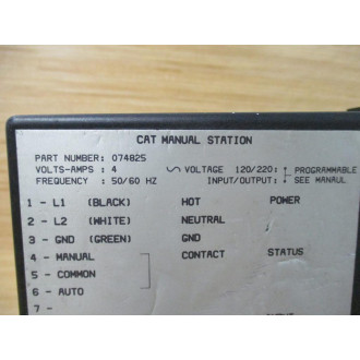 Leeds & Northrup 074825 CAT Manual Station - Used