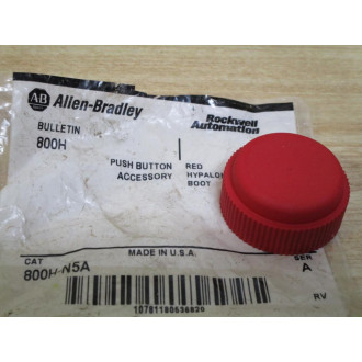 Allen Bradley 800H-N5A Red Button Boot