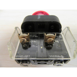 Allen Bradley 800T-FXTA5 Pushbutton 800T-FXT-A5 Red With (1)  800T-XD4 - Used