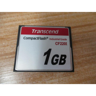 Transcend TS1GCF220I CompactFlash Memory Card 1GB W Adapter - Used
