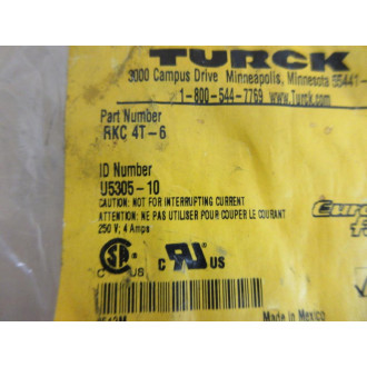 Turck RKC 4T-6 Cable Cord RKC4T6