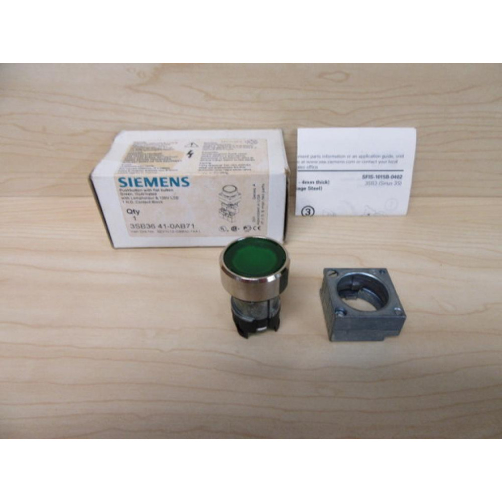 Siemens 3SB3641-0AB71 Green Button 3SB36410AB71 Operator Only