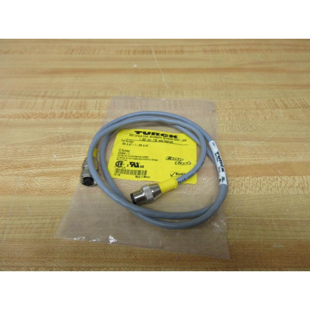 Turck RK 4.4T-1-RS 4.4T Eurofast Cord Set U2444-1
