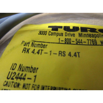 Turck RK 4.4T-1-RS 4.4T Eurofast Cord Set U2444-1