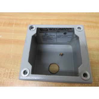 Hubbell Wiegmann PB1 Push Button Enclosure - Used
