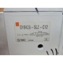 SMC SY9420-5LZ-C12 Solenoid Valve SY94205LZC12 - Used