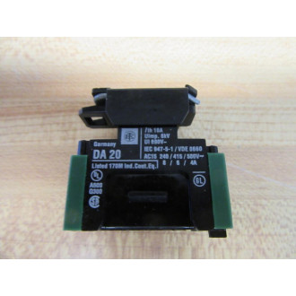 Telemecanique 9001-DA20 Square D Contact Block 026466 - New No Box
