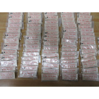 Digi-Key 1.0 OHM-1.0 M OHM-12W-5 Resistors 10OHM10MOHM12W5 (Pack of 139)