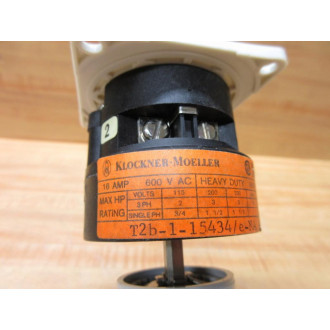 KlocknerMoeller T2b-1-15434e-NA Switch T2b-1-15434 - New No Box
