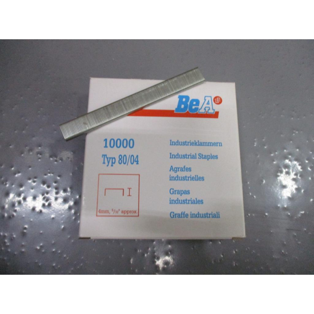 BeA 8004 Staples 8004 4mm or 532" (Pack of 20)