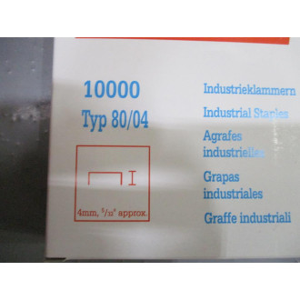 BeA 8004 Staples 8004 4mm or 532" (Pack of 20)