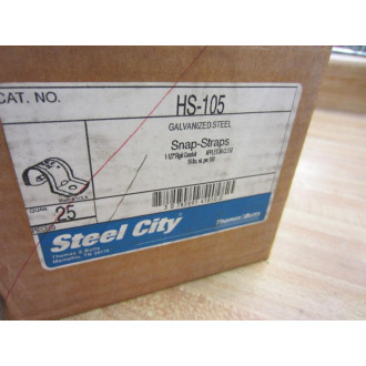 Thomas And Betts HS-105 Steel City Snap Straps 1 12" HS105 (Pack of 23)