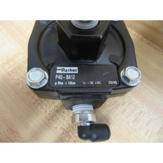 Parker P4Q-BA12 Pneumatic Valve P4QBA12 WFittings - New No Box