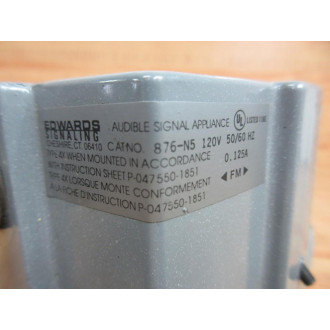 Edwards Signaling 876-N5 Horn 876N5 - Used