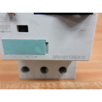 Siemens 3RV1011-0EA10 Circuit Breaker 3RV10110EA10 - Used