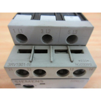 Siemens 3RV1011-0EA10 Circuit Breaker 3RV10110EA10 - Used