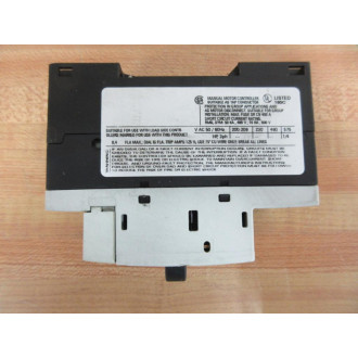 Siemens 3RV1011-0EA10 Circuit Breaker 3RV10110EA10 - Used