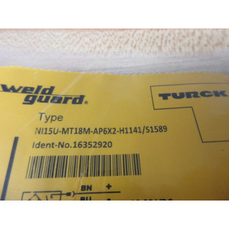 Turck NI15U-MT18M-AP6X2-H1141S1589 Proximity Sensor 16352920