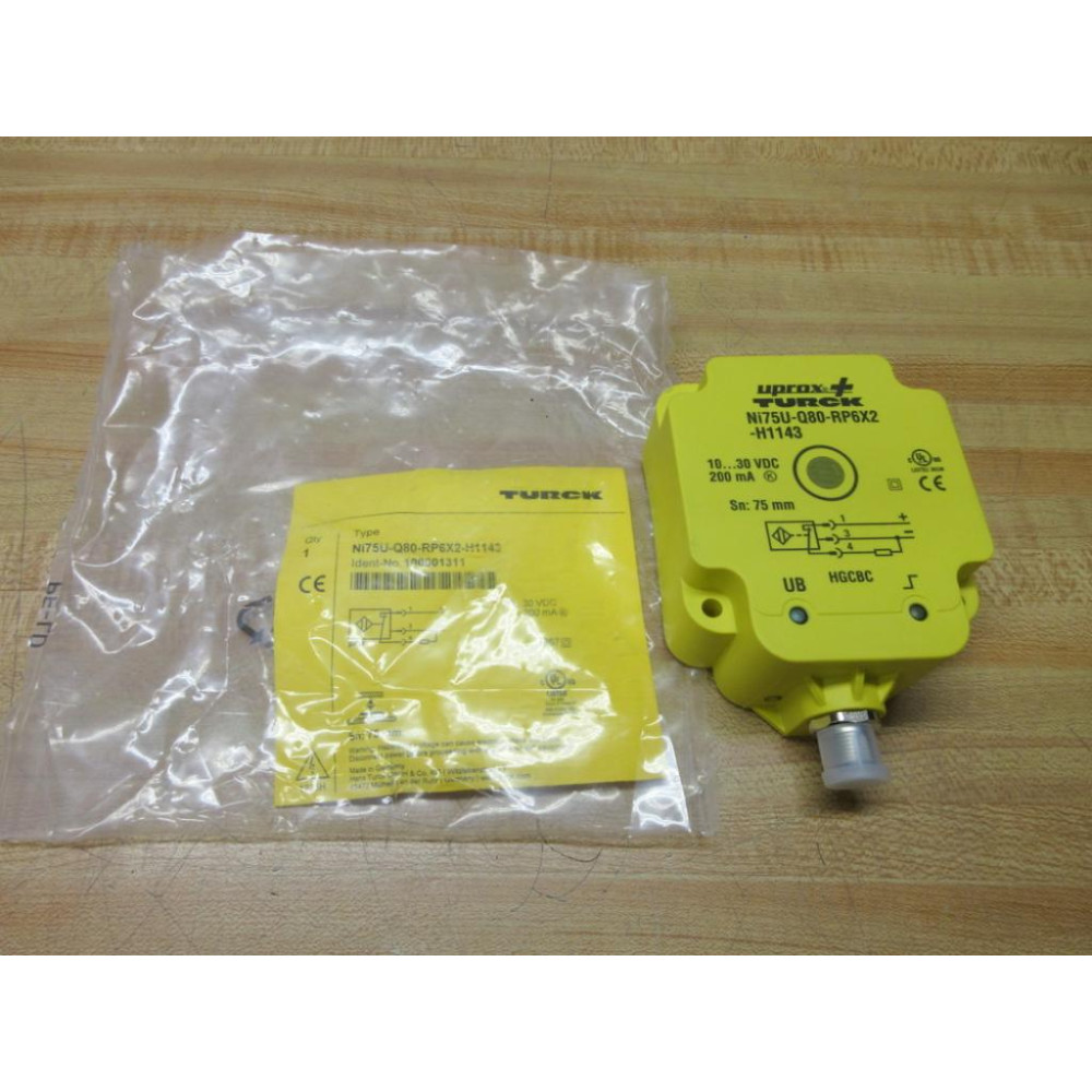 Turck NI75U-Q80-RP6X2-H1143 Inductive Sensor 100001311
