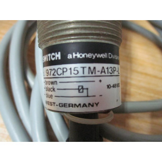 Honeywell 972CP15TM-A13P-L Micro Switch Proximity Switch - Used
