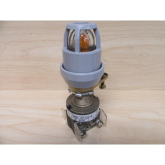 Allen Bradley 800H-QPT24 Pilot Light Amber 800H-QPT24A - New No Box