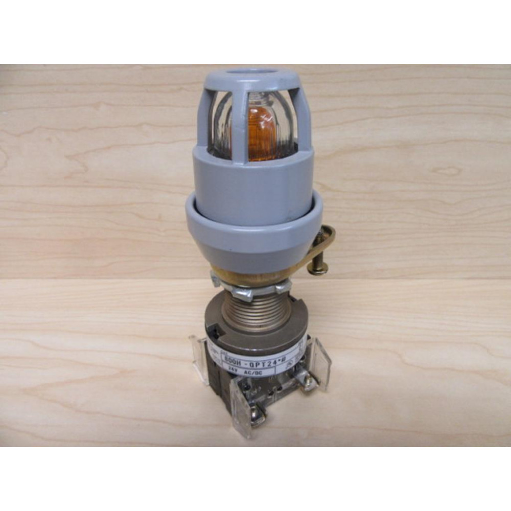 Allen Bradley 800H-QPT24 Pilot Light Amber 800H-QPT24A - New No Box