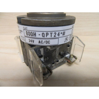 Allen Bradley 800H-QPT24 Pilot Light Amber 800H-QPT24A - New No Box