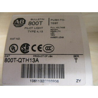 Allen Bradley 800T-QTH13A Push Button Switch