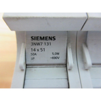 Siemens 3NW7 131 Fuse Link PC Board Mount 3NW7131 - Used