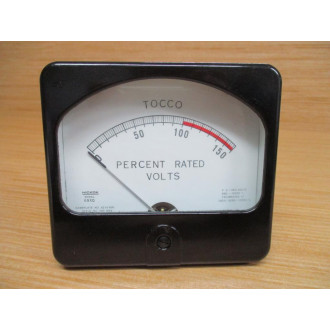 Hickok 69XQ 0-150 Tocco Percent Rated Volt Meter 002031 - New No Box