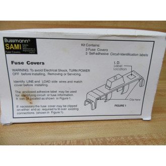 Bussmann SAMI-3I Fuse Cover SAMI3I (Pack of 3)